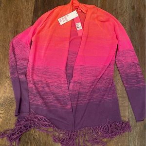 Lilly Pulitzer ombré Tatum cardigan NWT l